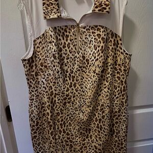 Chicos leopard print golf dress Sz 2. Wore once; just didn’t flatter me. $10